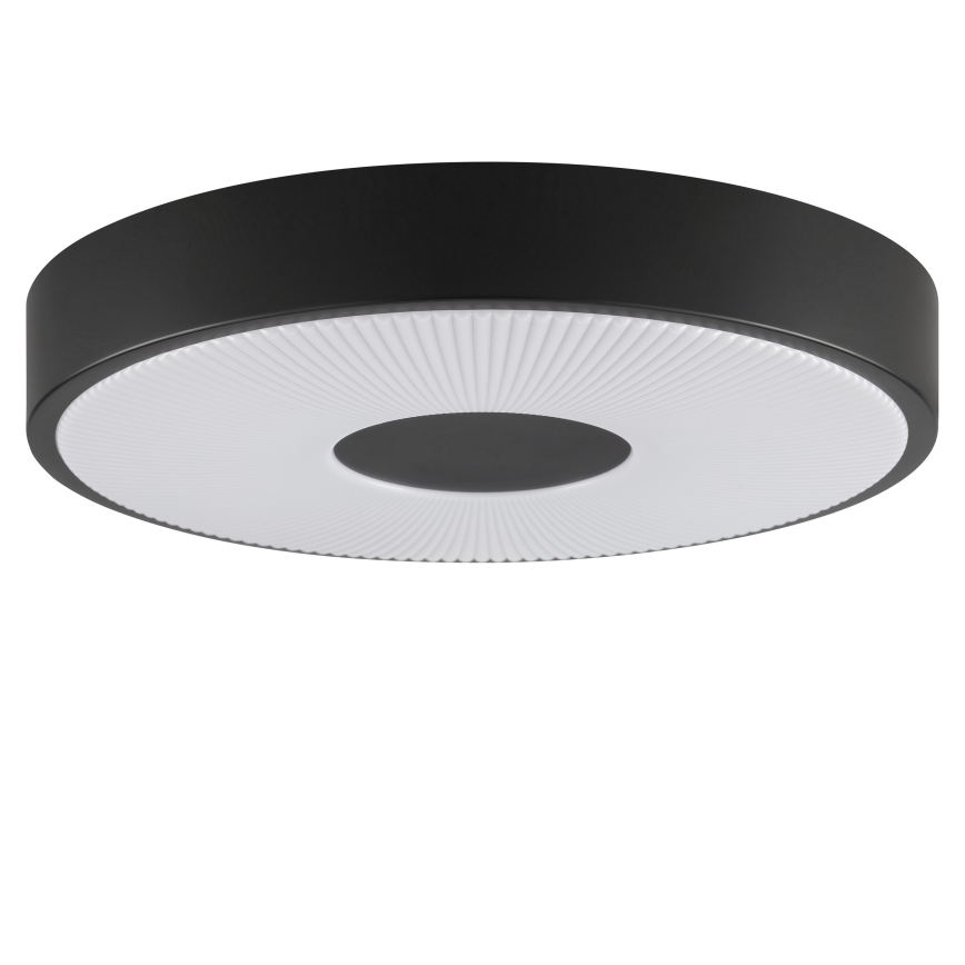 Brilliant - RAKIN LED mennyezeti lámpatest, 18 W, 230 V, átm. 33,5 cm, fekete
