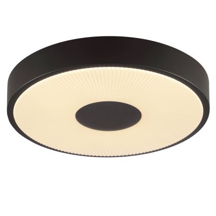 Brilliant - RAKIN LED mennyezeti lámpatest, 18 W, 230 V, átm. 33,5 cm, fekete