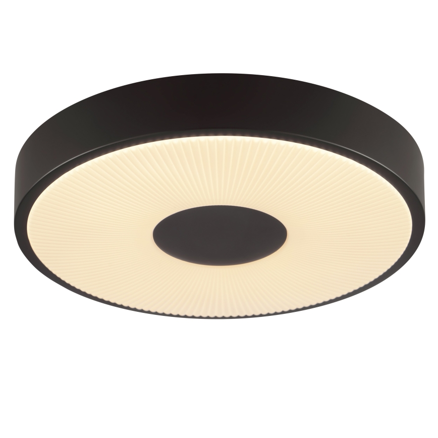 Brilliant - RAKIN LED mennyezeti lámpatest, 18 W, 230 V, átm. 33,5 cm, fekete