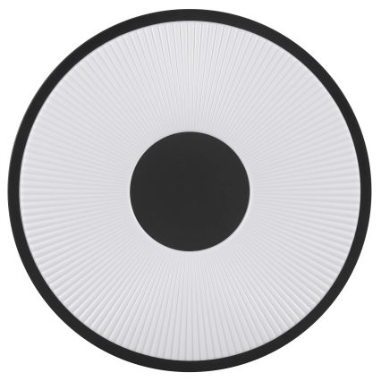 Brilliant - RAKIN LED mennyezeti lámpatest, 18 W, 230 V, átm. 33,5 cm, fekete