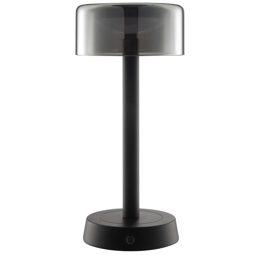 Brilliant - RAZOR LED dimmelhető, újratölthető, érintésvezérelt kültéri asztali lámpa LED/2,5W/5V 2700K 2600 mAh IP44 fekete