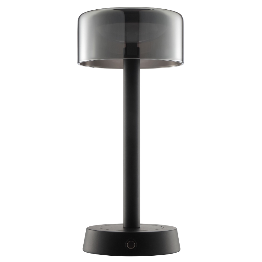 Brilliant - RAZOR LED dimmelhető, újratölthető, érintésvezérelt kültéri asztali lámpa LED/2,5W/5V 2700K 2600 mAh IP44 fekete