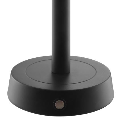 Brilliant - RAZOR LED dimmelhető, újratölthető, érintésvezérelt kültéri asztali lámpa LED/2,5W/5V 2700K 2600 mAh IP44 fekete
