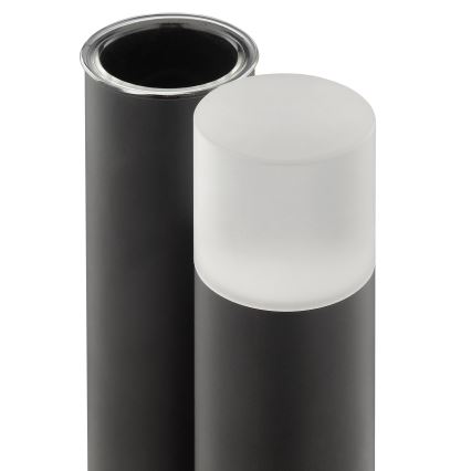 Brilliant - LED-es, fényerőszabályozható, újratölthető, érintésvezérlésű kültéri asztali lámpa SAYU LED/2,5W/5V 2700K 2600 mAh IP44 fekete