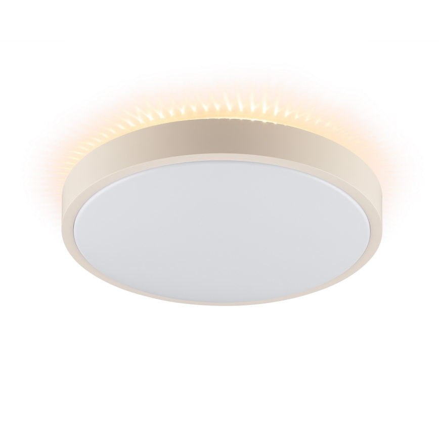Brilliant - SOLISTRA LED mennyezeti lámpa, 18W/230V, Ø 34,5 cm, bézs