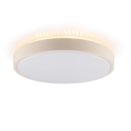 Brilliant - SOLISTRA LED mennyezeti lámpa, 18W/230V, Ø 34,5 cm, bézs