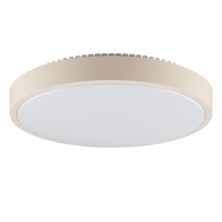Brilliant - SOLISTRA LED mennyezeti lámpa, 18W/230V, Ø 34,5 cm, bézs