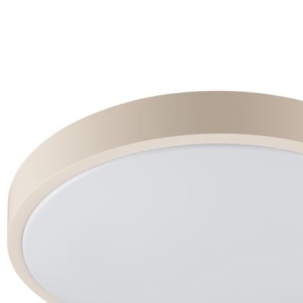 Brilliant - SOLISTRA LED mennyezeti lámpa, 18W/230V, Ø 34,5 cm, bézs