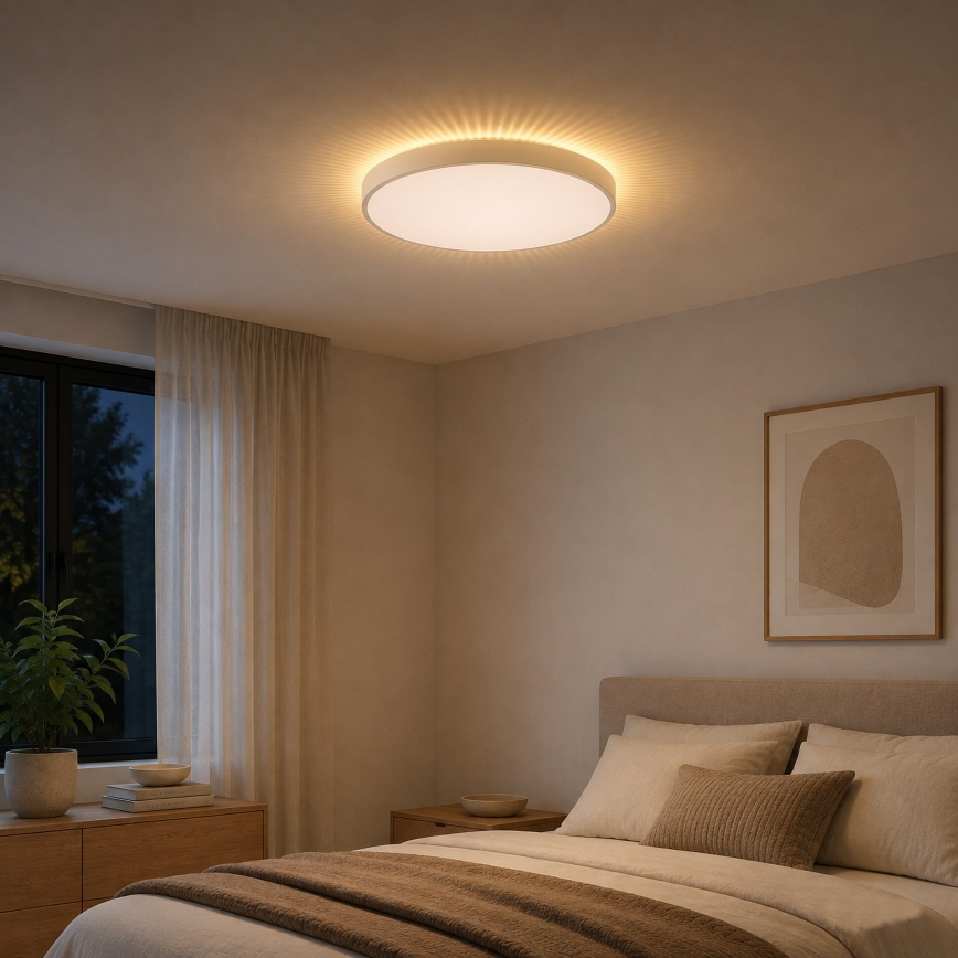 Brilliant - SOLISTRA LED mennyezeti lámpa LED/36W/230V, átmérő 54 cm, fehér