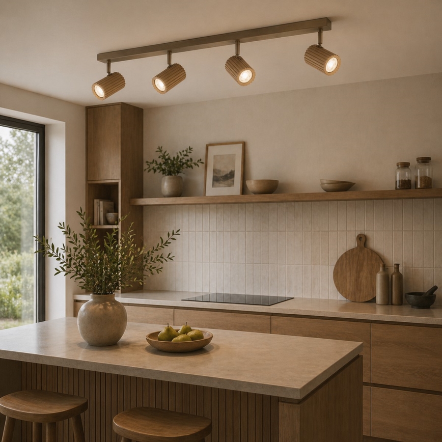 Brilliant - Spotlámpa LAKEWOOD 4xGU10/10W/230V barna