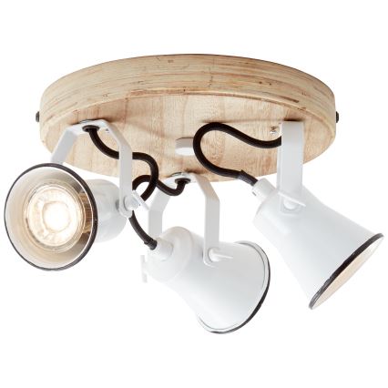 Brilliant - Spotlámpa SEED 3xGU10/5W/230V fehér/bézs