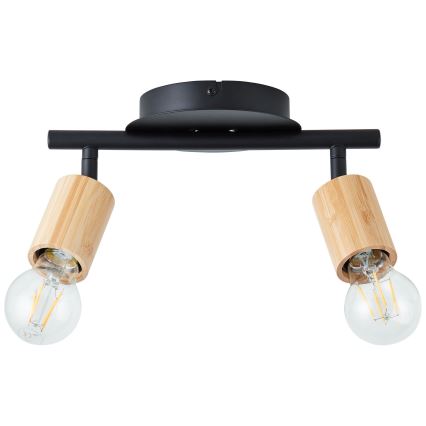 Brilliant - spotlámpa TIFFANY 2xE27/28W/230V bambusz