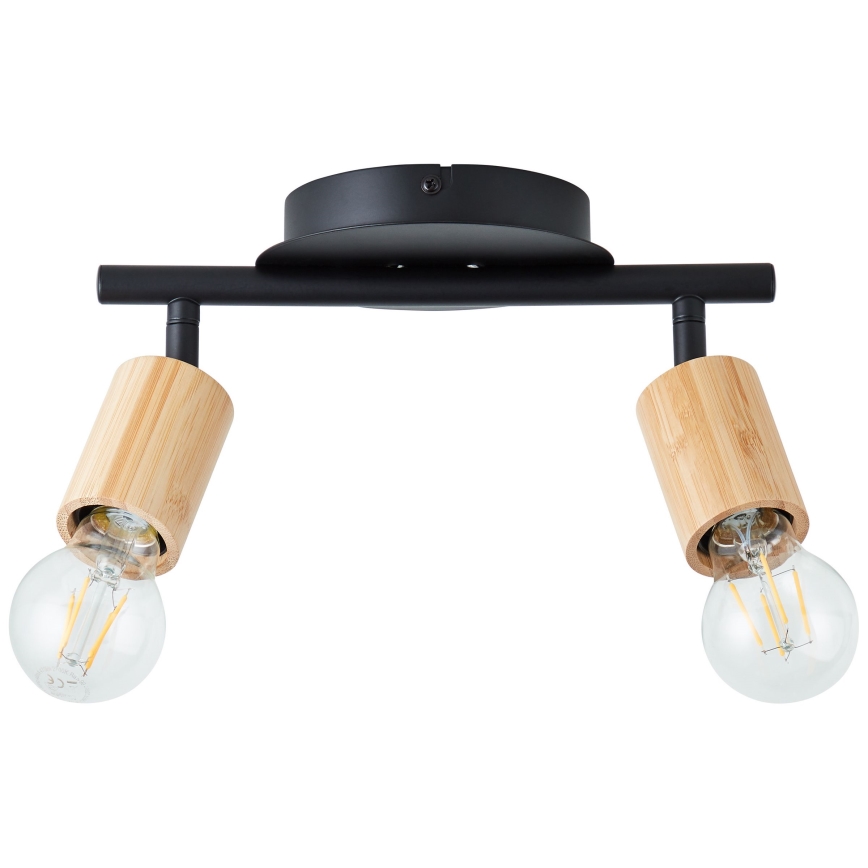 Brilliant - spotlámpa TIFFANY 2xE27/28W/230V bambusz