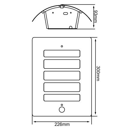 Brilliant - TODD kültéri fali lámpatest mozgás- és alkonyérzékelővel 1xE27/60W/230V IP44 antracit