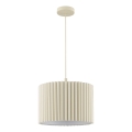 Brilliant - VELIN kábeles függeszték 1xE27/20W/230V, átmérő 35 cm, krémszínű