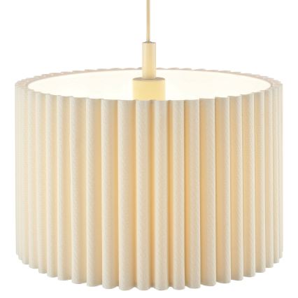 Brilliant - VELIN kábeles függeszték 1xE27/20W/230V, átmérő 35 cm, krémszínű
