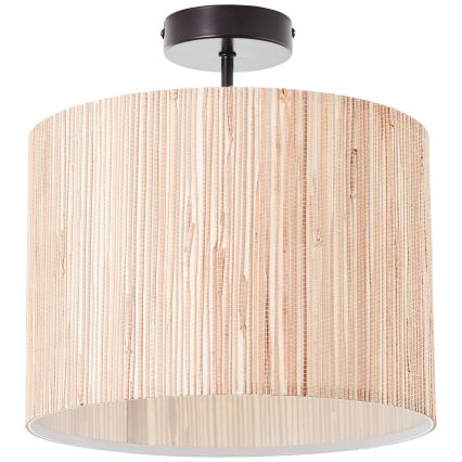 Brilliant - WIMEA mennyezeti lámpa 1xE27/52W/230V Ø 30 cm, fekete/bézs