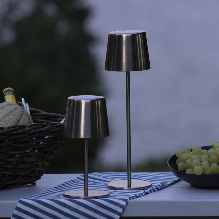 Brilliant - LED állítható fényerejű érintős kültéri lámpa XAANA LED/4W/5V 3000/4000/6500K 2600 mAh IP44 réz