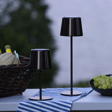 Brilliant - LED állítható fényerejű érintős kültéri lámpa XAANA LED/4W/5V 3000/4000/6500K 2600 mAh IP44 fekete