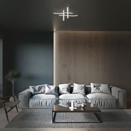 Brilo 3677-045 - LED mennyezeti lámpa LED/14,4W/230V fekete