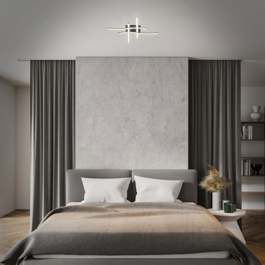 Brilo 3677-045 - LED mennyezeti lámpa LED/14,4W/230V fekete