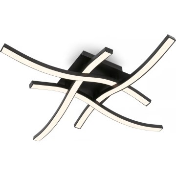 Brilo 3677-045 - LED mennyezeti lámpatest LED/14,4W/230V fekete