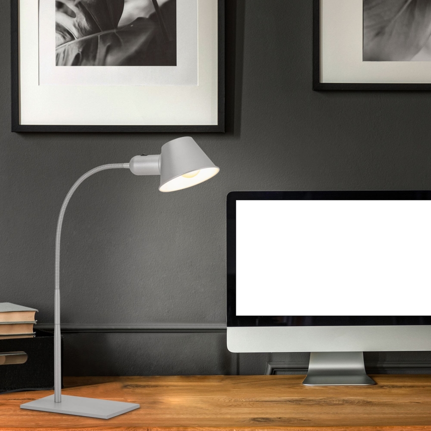 Brilo - Asztali lámpa 1xE27/10W/230V matt króm