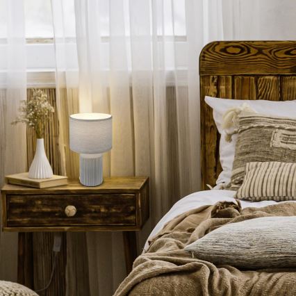 Brilo - Asztali lámpa INO 1xE14/10W/230V szürke