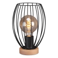 Brilo - Asztali lámpa WAKTU 1xE27/25W/230V gumifa