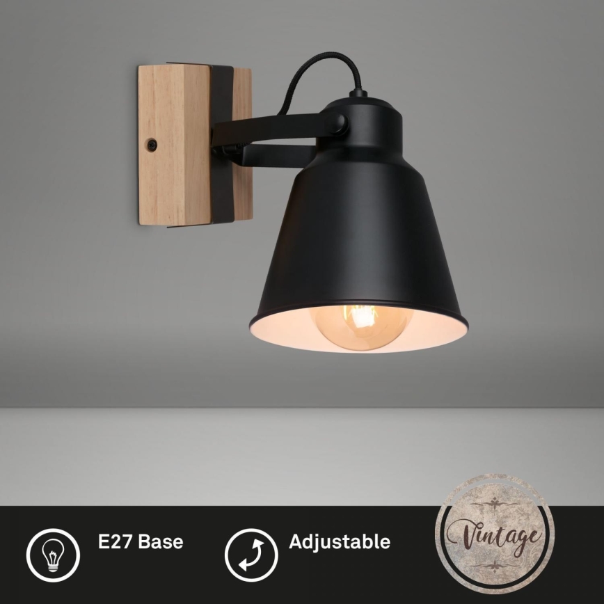 Brilo - Fali spotlámpa TALLE  1xE27/40W/230V gumifa