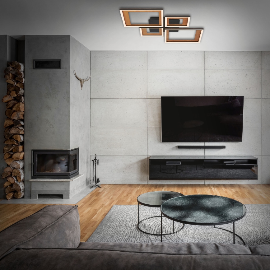 Brilo - LED állítható fényerejű mennyezeti lámpa FRAME LED/38W/230V