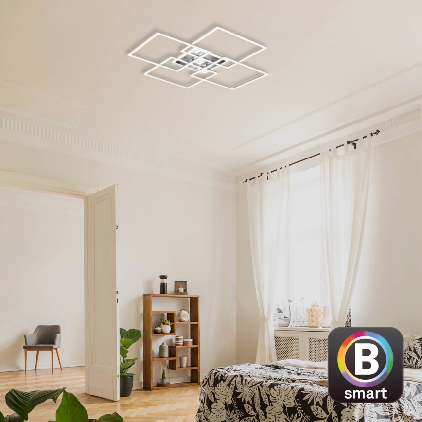 Brilo - LED állítható fényerejű mennyezeti lámpa FRAME LED/50W/230V 2700-6500K Wi-Fi Tuya + távirányító