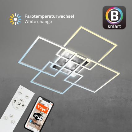Brilo - LED állítható fényerejű mennyezeti lámpa FRAME LED/50W/230V 2700-6500K Wi-Fi Tuya + távirányító