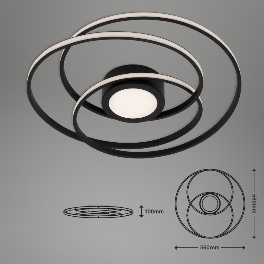 Brilo - LED mennyezeti lámpa FRAME LED/26W/230V