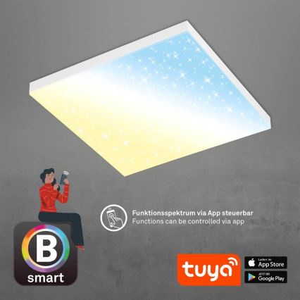 Brilo - LED állítható fényerejű mennyezeti lámpa FRAMELESS LED/24W/230V 3000-6500K Wi-Fi Tuya + távirányító