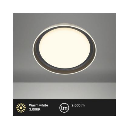 Brilo - IJUS LED mennyezeti lámpa LED/24W/230V 3000K átm. 43 cm