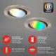 Brilo - KÉSZLET 3x LED RGBW Dimmelhető fürdőszobai lámpa 1xGU10/4,9W/230V 2700-6500K Wi-Fi Tuya IP23 + távirányítás