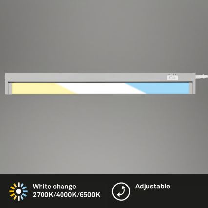 Brilo - LED alá szerelhető lámpa LED/6W/230V 2700/4000/6500K 54,5 cm ezüst