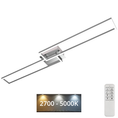 Brilo - LED Dimmelhető felületre szerelhető csillár FRAME 2xLED/20W/230V 2700-5000K + távirányítás