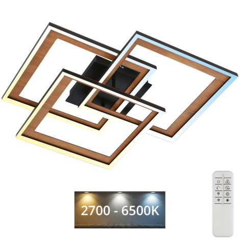 Brilo - LED Dimmelhető felületre szerelhető csillár FRAME LED/45W/230V 2700-6500K + távirányítás