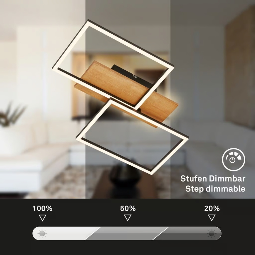 Brilo - LED dimmelhető mennyezeti lámpa CORNICE LED/30W/230V 3000K