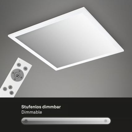 Brilo - LED dimmelhető mennyezeti lámpatest LED/21W/230V 3000-6500K 38x38 cm fehér + távirányító