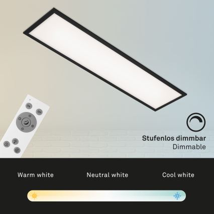 Brilo - LED Dimmelhető mennyezeti lámpa PIATTO LED/24W/230V 3000-6500K 100x25 cm + távirányítás
