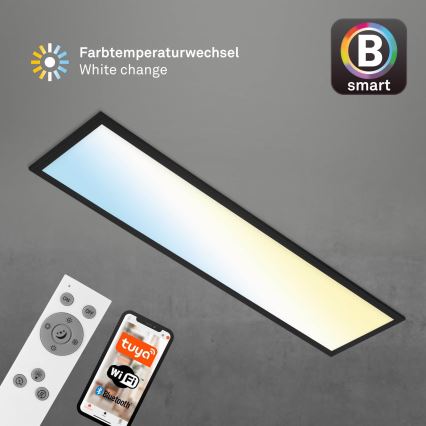 Brilo - LED Dimmelhető mennyezeti lámpa PIATTO LED/28W/230V 3000-6500K Wi-Fi Tuya + távirányítás