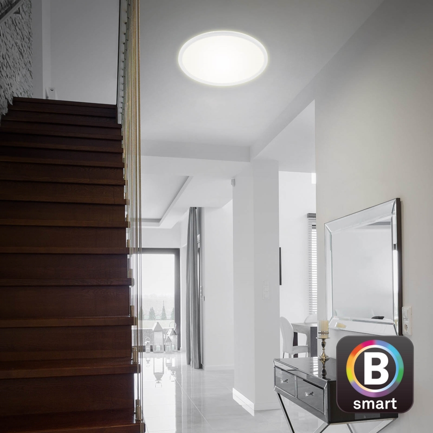 Brilo - LED Dimmelhető mennyezeti lámpa SLIM LED/22W/230V 2700-6500K Wi-Fi Tuya + távirányítás