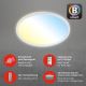 Brilo - LED Dimmelhető mennyezeti lámpa SLIM LED/22W/230V 2700-6500K Wi-Fi Tuya + távirányítás