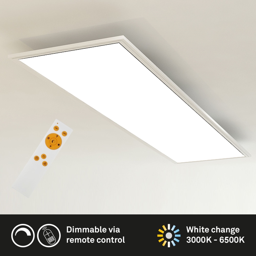 Brilo - LED Dimmelhető mennyezeti lámpa SLIM LED/24W/230V 3000-6500K 100x25 cm + távirányítás