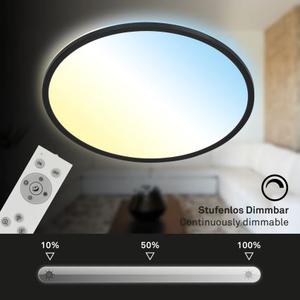 Brilo - LED Dimmelhető mennyezeti lámpa SLIM LED/31W/230V 2700-6500K + távirányítás