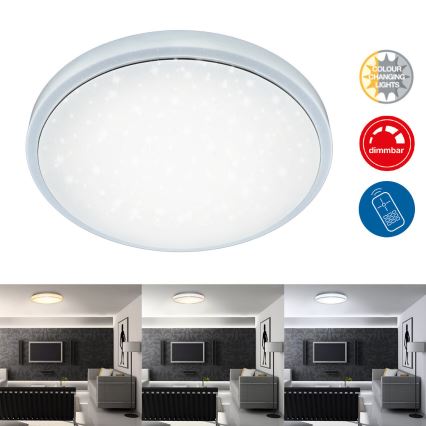 Brilo - LED Dimmelhető mennyezeti lámpa STARRY SKY LED/18W/230V 3000-6500K + távirányítás