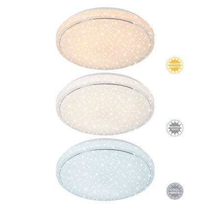 Brilo - LED Dimmelhető mennyezeti lámpa STARRY SKY LED/18W/230V 3000-6500K + távirányítás
